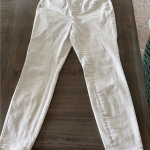 NIC+ZOE Crisp White Crop Pants